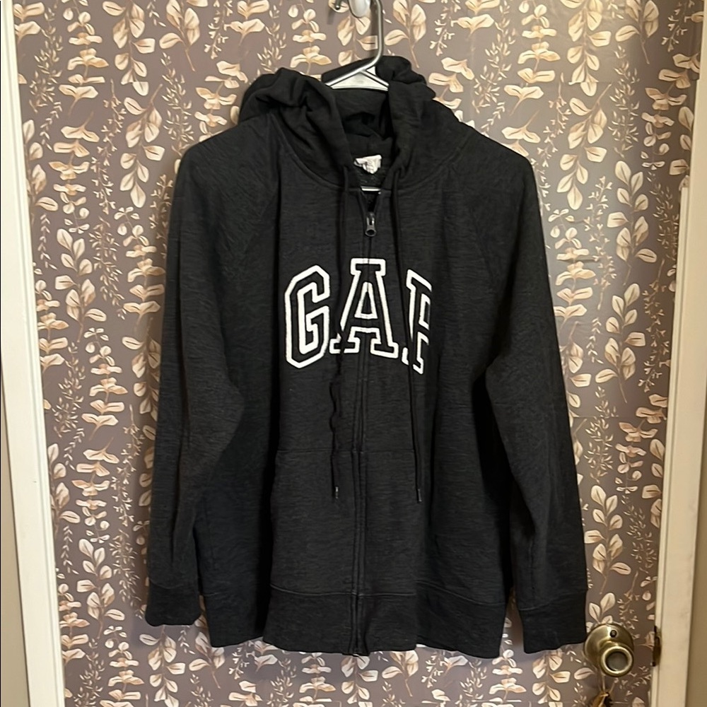 GAP Charcoal Zip-Up Hoodie